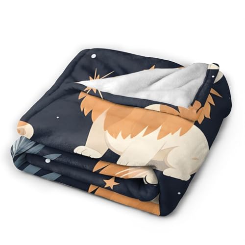 Jeté de canapé lion pour protéger le tissu du salon - 6