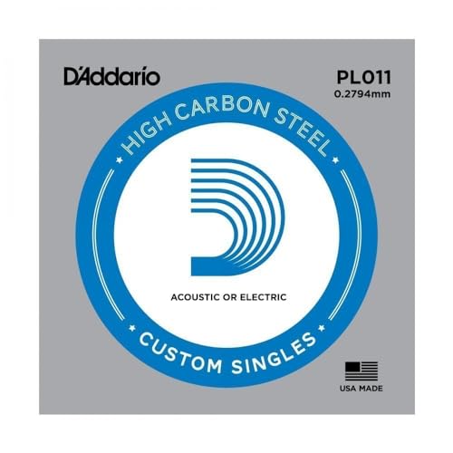 Image of D'Addario PL011 Plain Steel 0.011 Single Guitar String