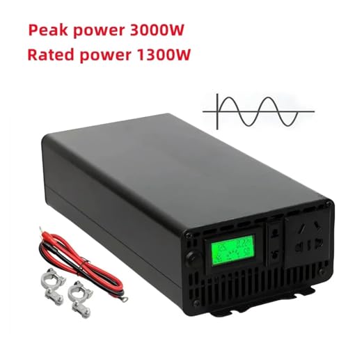 Transformateur puissance 3000W convertisseur onduleur voiture 12V AC 230V sinusoïdale