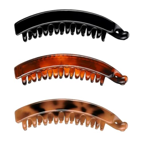 WKRTDY 3pcs pinces à cheveux en plastique de qualité supérieure