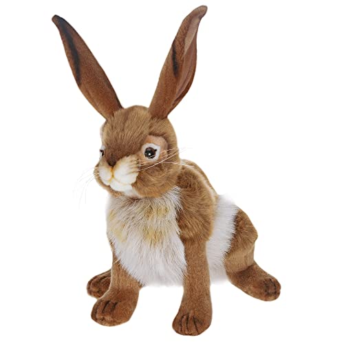 Hansa Blacktail Jack Rabbit Plush Animal Toy, 12