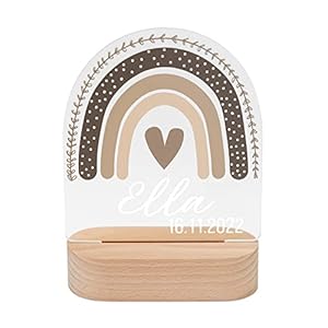 Wunderwunsch Regenbogen Herz Nachtlicht Kinderzimmer