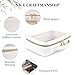 YAASHEEN Clear Makeup Bag Clear Cosmetic Bag Large Toiletry Bag With Zipper Double Sided Travel Makeup Bag For Women Waterproof Clear Toiletry Bag (Medium) White