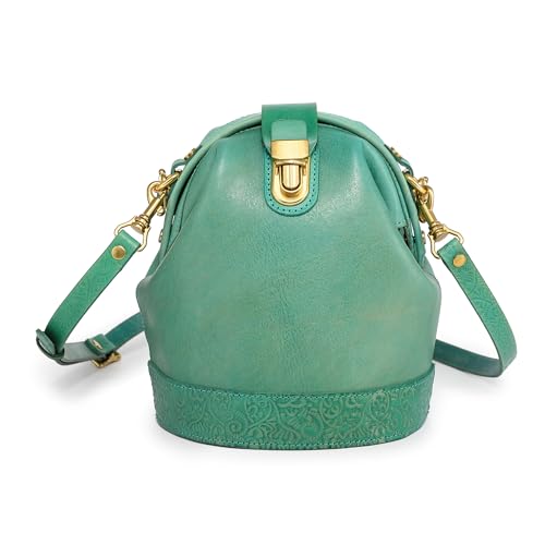 Image of OLD TREND Doctor Bucket Crossbody Handbag | Luxurious and Versatile Bag for Women | Genuine Cowhide Leather