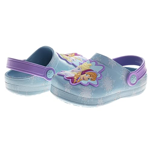 Disney Characters Clog Sandal Waterproof Slip-On Slides for Girls Stitch Frozen Minnie Mouse Closed Toe Clogs (Sizes: 5-10 Toddlers / 11-12 Little Kids)4