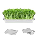 Design del foro Niform: il set di vassoi per germogliare presenta un design uniforme del foro che fornisce un'efficiente filtrazione dell'olio da cucina migliorando la permeabilità all'acqua, rendendolo adatto sia per uso commerciale che domestico dove la pulizia e la funzionalità sono importanti