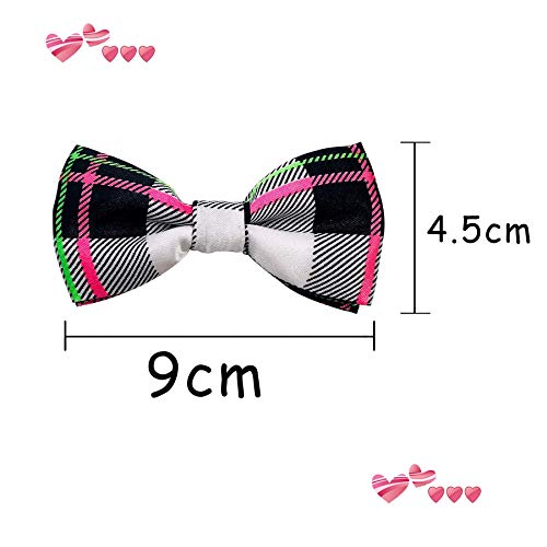 Pet Show Pack Of 50Pcs Small Dogs Collar Attachment Bow Ties Embellishment Medium Dog Puppies Cats Collar Charms Accessories Bulk Slides Bowties For Birthday Wedding Parties #TOP5