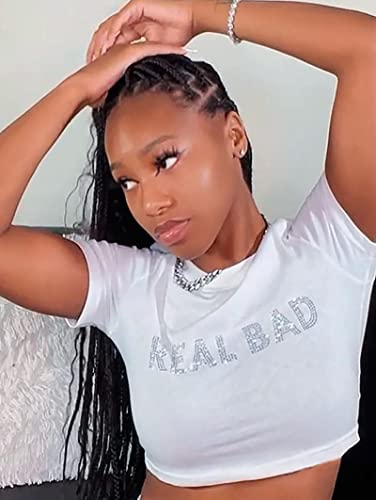 Zoyami Womens Graphic Crop Top Short Sleeve Y2k Baby Tees Fairy Grunge Summer T-Shirt3