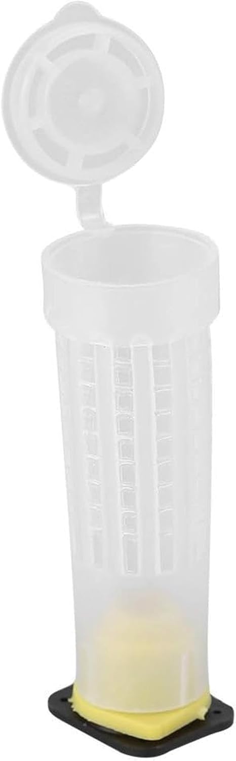 SEIWEI 100 Pcs Beekeeping Rearing Cup Kit-Queen Bee Roller Cage Beekeeper Tool Equipment