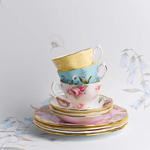 Royal Albert 100 Years of Royal Albert Teacups and Saucers, 1950-1990, Set of 5 - Thumbnail 2