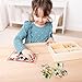 Melissa & Doug 4‑in‑1 Wooden Farm Jigsaw Puzzle Set, 48 Pieces with Storage Box, Toddler Puzzle Toy for Kids Ages 3+