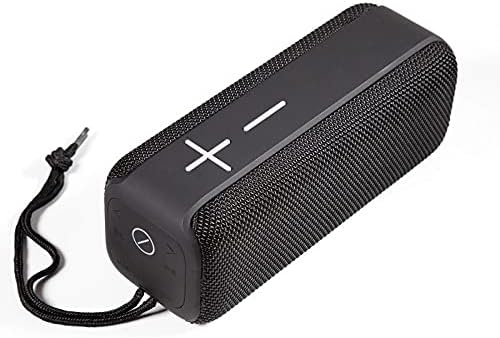 Igun view of OWLOTECH BOOM MAX speaker with attached lanyard