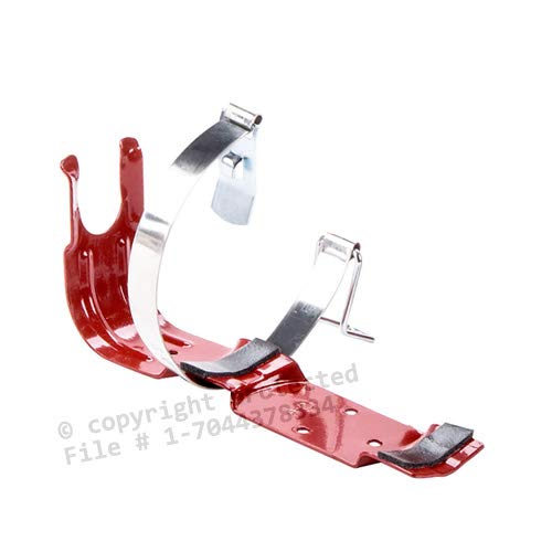 Strike First 2.5 Lb ABC Dry Chemical Standard Home Fire Extinguisher Red with Vehicle Bracket, Yellow Inspection Tag and Sign