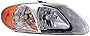 Dorman 1590313 Passenger Side Headlight Assembly Compatible with Select Chrysler/Dodge Models