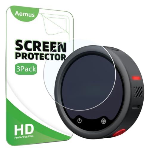 Protector de pantalla compatible con transmisor Insta360 Mic Pro cristal templado Mini Lavalier TX