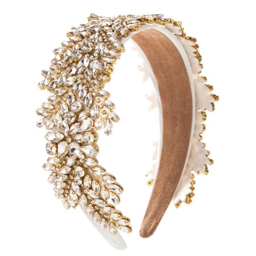 Accessoires de cheveux en strass JFDBGU serre-tête large