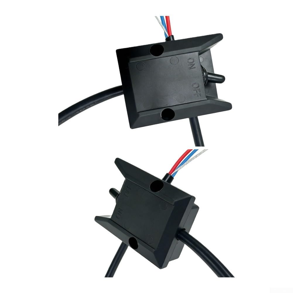 Interruptor basculante 12 V 30 A resistente al agua IP67 premontado
