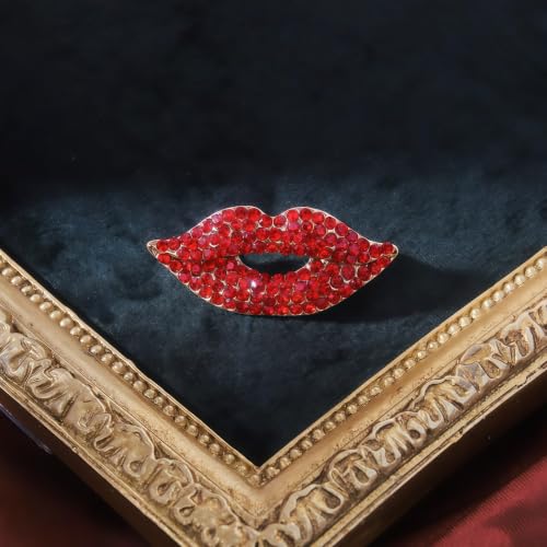 Image of Cameo Brooch Vintage Silver Tone Lady Portrait Brooch Pins for Women Victorian Jewelry Crystal Rhinestone Brooches for Hat Scarf Collar Lapel Handbags Shawls for Christmas