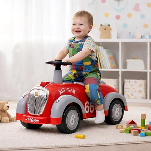 Image of Webby Ride On Car for Kids | Toys car | Push Car | Cycle | Birthday Gift | Ride on Toys with Music for Kid's 1-3 Years Old | Ride on for Kids | Ride on Car | Ride on Toys for 1 + Year Old