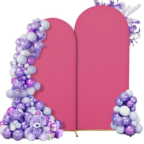 Wedding Arch Covering Material, Polyester Fiber Arched Background Covering Material, Arched Support Covering Material, Stretchable Background Fabric for Wedding and Birthday Party Decoration
