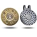 Full Metal Markers 12 Gauge Magnetic Metal Golf Ball Marker with Hat Clip for Men and Women - Unique Marker for Putting Green - Golf Accessories - 1 Ball Marker + 1 Hat Clip