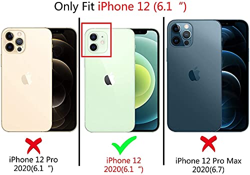 siduater Strap Holder Case for 6.1" iPhone 12 with Wristband Kickstand, Clear Soft TPU Protective Shockproof Bumper Cover, Adjustable Hand Grip Loop for iPhone 12 6.1 Inch, Black by siduater - Image 3