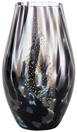 アデリア 津軽びいどろ 花器 夜空 最大13×高さ21.5cm 彩の風 日本製 F-71857