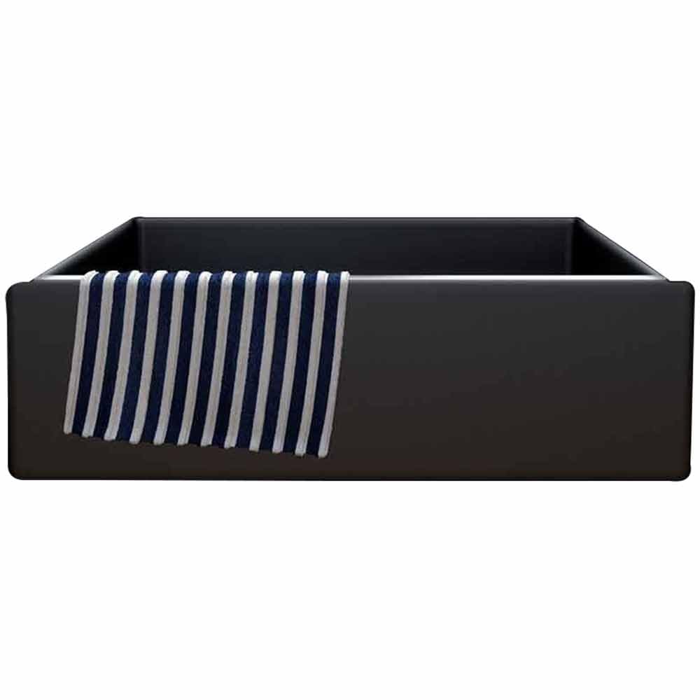 Grey Lsc Intermediate Anthracite 500X400x145 Ceramic Belfast Butler Kitchen Sink & Waste