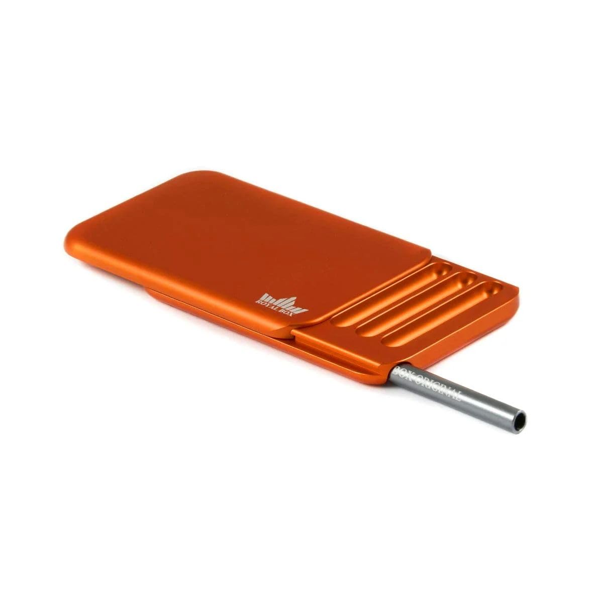 Royal Box B52 Edition: Elegantes Aluminium-Design, hygienisch, kompakt - Orange