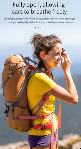 Image of H585 OWS Open Ear Wireless Earbuds | ENC Mic for Crystal-Clear Calls | 30hr Playtime with Type-C Fast Charging | BT5.4 Gaming Bluetooth Earphones | Touch Control Sports Headphone (Purple)