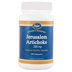 Baar Organic Jerusalem Artichoke, 320 mg, 100 Capsules