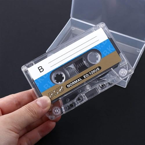 VOOCME Low Noise Audio Cassettes, Empty Audio Cassettes for Music Cassettes, Low Noise High Performance, 45/90 Minutes, Magnetic Tape, for... - Image 3