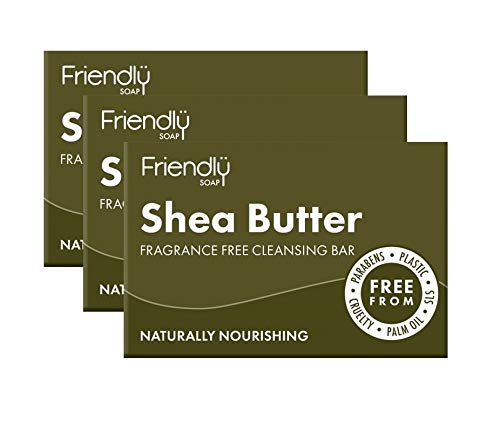 Friendly SoapShea Butter Cleansing Bar, 3 Pack (3 x 95g Bars)