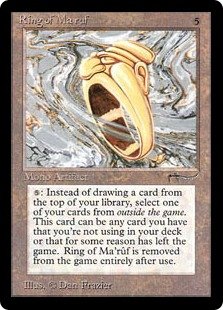 Ring of Ma'ruf アラビアンナイト ARN MTG マジック Amazon.co.jp: 英語版 アラビアンナイト Arabian Nights ARN Ring of
