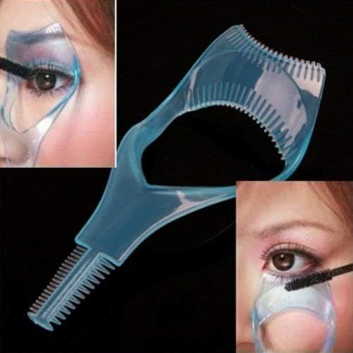 3 in 1 Cosmetic Mascara Eyelash guide Comb Applicator Tool by Gleader