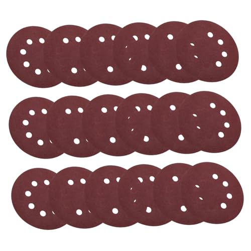 LIGIGWASH 100個 紅砂植?サンドペーパー 番細目 研磨パッド 木工用ダイアクセサリー対応 高効率研削多用途研磨パッド