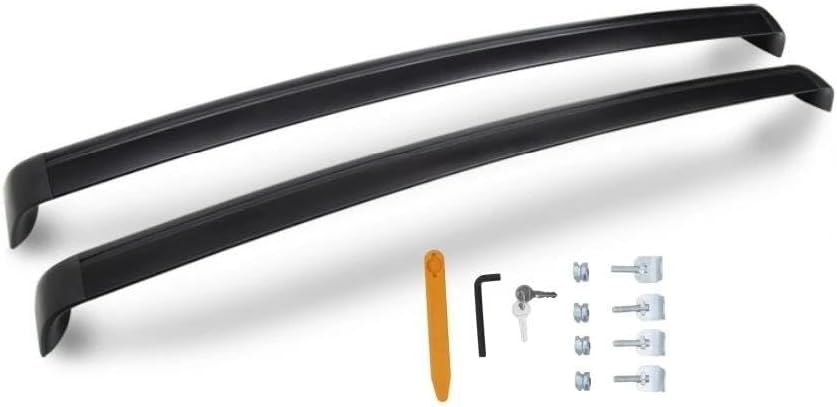 Roof Rack Cross Bars Lockable Roof Rack Cross Bars For Tesla For Model Y For Juniper For 3 Highland 2019-2025 Aluminum Crossbars Rooftop Universal Luggage Cargo Carrier(24)