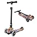 WeSkate Trottinette à 3 roues pliable pour enfants - 3 roues - Pour garçons et filles de 3 à 12 ans - Système de pliage en 3 secondes