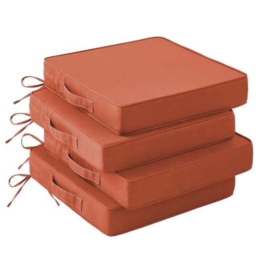 Waterproof Outdoor Chair Cushions Set of 4