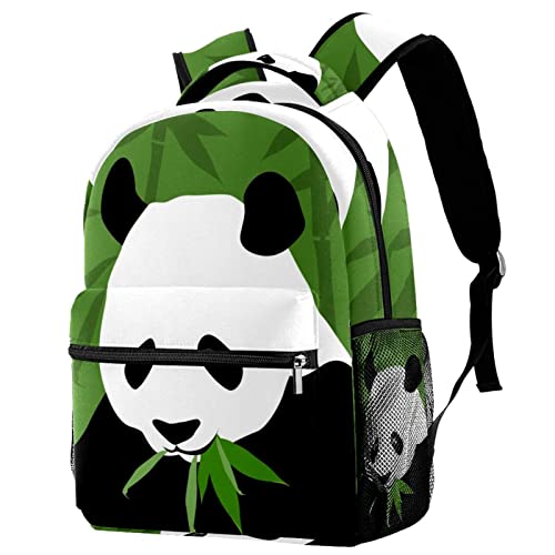 Sac à dos léger panda en bambou pour ranger les grands livres