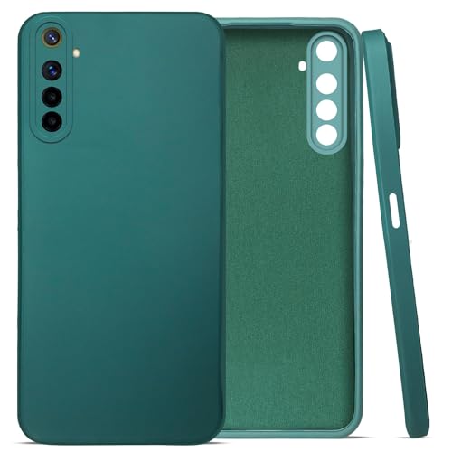 Image of Jkobi Back Cover Case for Realme 6 (Matte Finish Silicone with Inside Fiber Cloth)