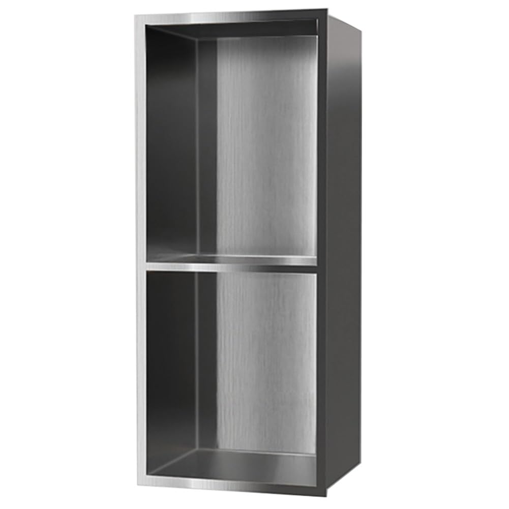 QUSYZD Stainless Steel Bathroom Niche, One Piece Molding Recessed Organizer Shelf for Bathroom Shampoo Toiletries Recess, Easy Installation,Red-120x28x12.5cm/3.93,Red-70x28x12.5cm/2.29x0.91x0.41ft