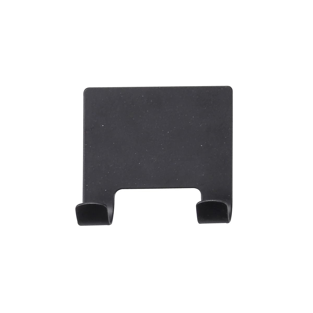 J&V TEXTILES Escobilla de ducha multiusos de acero inoxidable para puertas de vidrio con ganchos adhesivos, escobilla para vidrio de ducha, herramienta de limpieza del hogar, 10 pulgadas (negro)