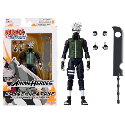Immagine di Bandai Anime Heroes Kakashi Hatake Quarta Grande Guerra Ninja