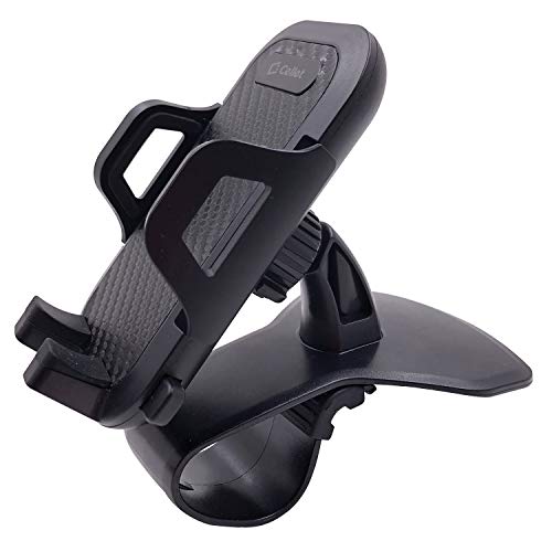 Cellet Car Dash Clip Phone Holder with Non-Slip Clamp & 360° Rotation – Dashboard Mount Compatible with iPhone, Android – Secure, Adjustable Cradle for Safe Hands-Free Driving