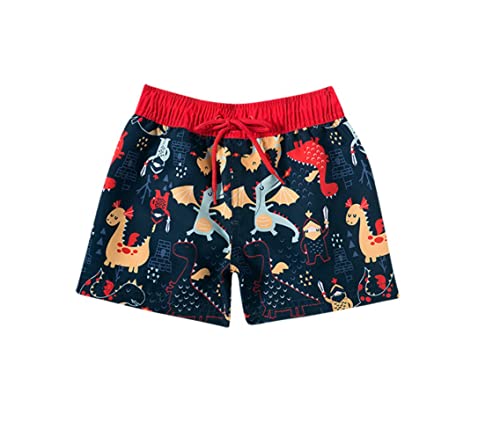 Shorts de Praia Estampado, Tip Top, Meninos, Laranja, 1T