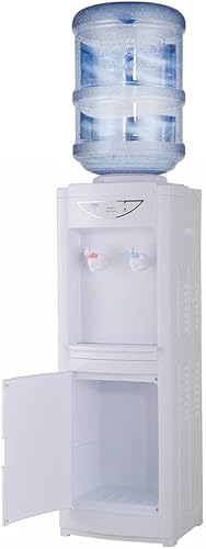 Miniatura 9 de Top Loading Water Cooler Dispenser, Refrigerating Compressor Water Cooler(41-48), Hot and Cold Water Cooler Dispenser, Holds 3 & 5 Gallon Bottles,