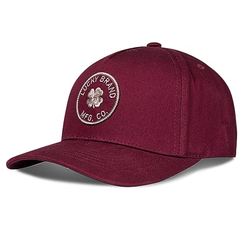 Image of Lucky Brand Snapback Hat | Adjustable | Baseball Cap | Retro | American Heritage | 5 Panel Design | Cotton Canvas