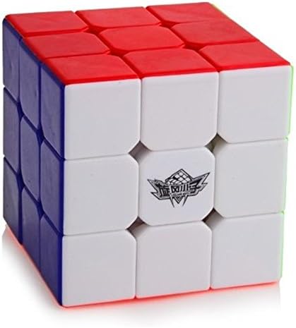 Tollbuy Speed Cube 3x3 Stickerless Magic Puzzle Toy