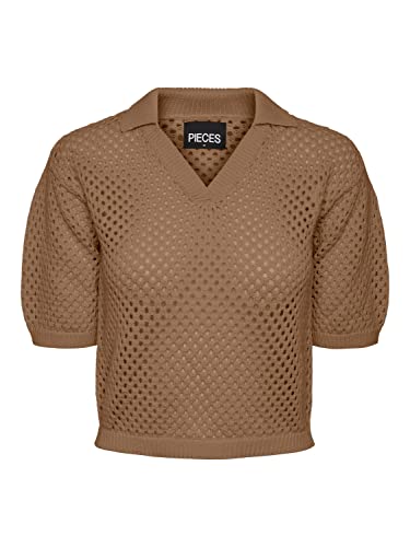 Polo Mujer PIECES Pclaya olvídate de qué ponerte con este básico de punto cómodo y favorecedor